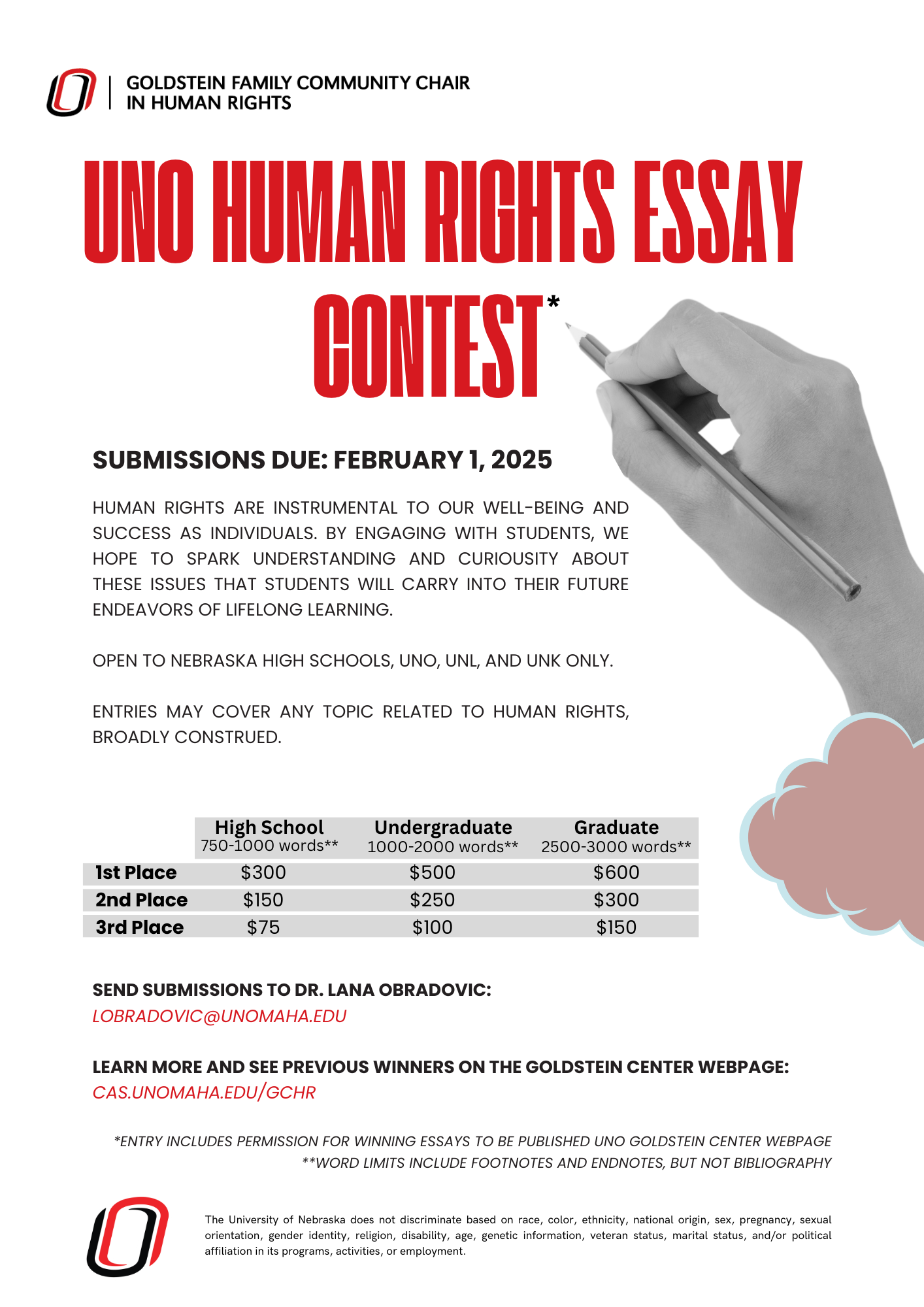 human rights essay award