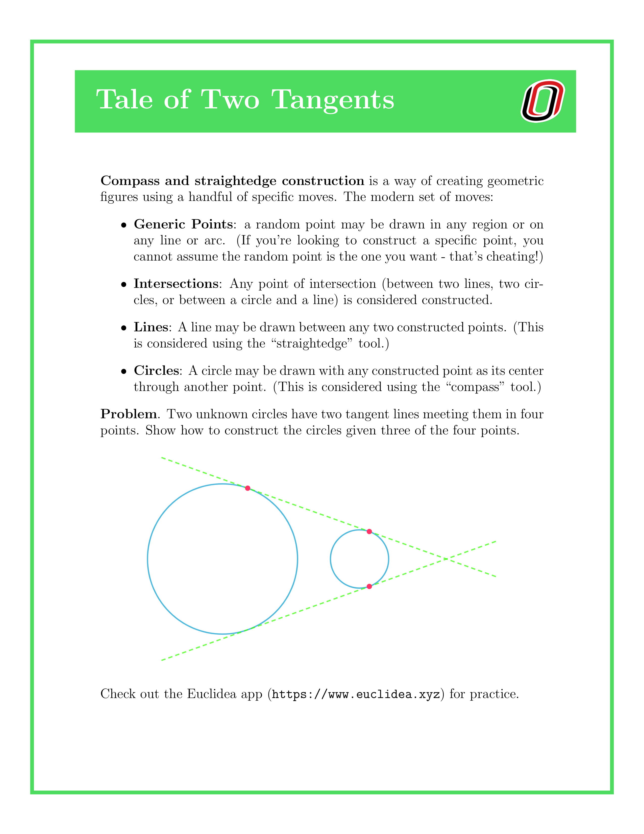 Problem of the Week, Department of Mathematical and Statistical Sciences