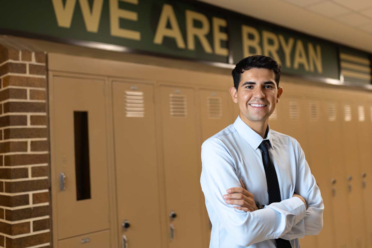 Math Grad Giving Back as Teacher at Bryan High School