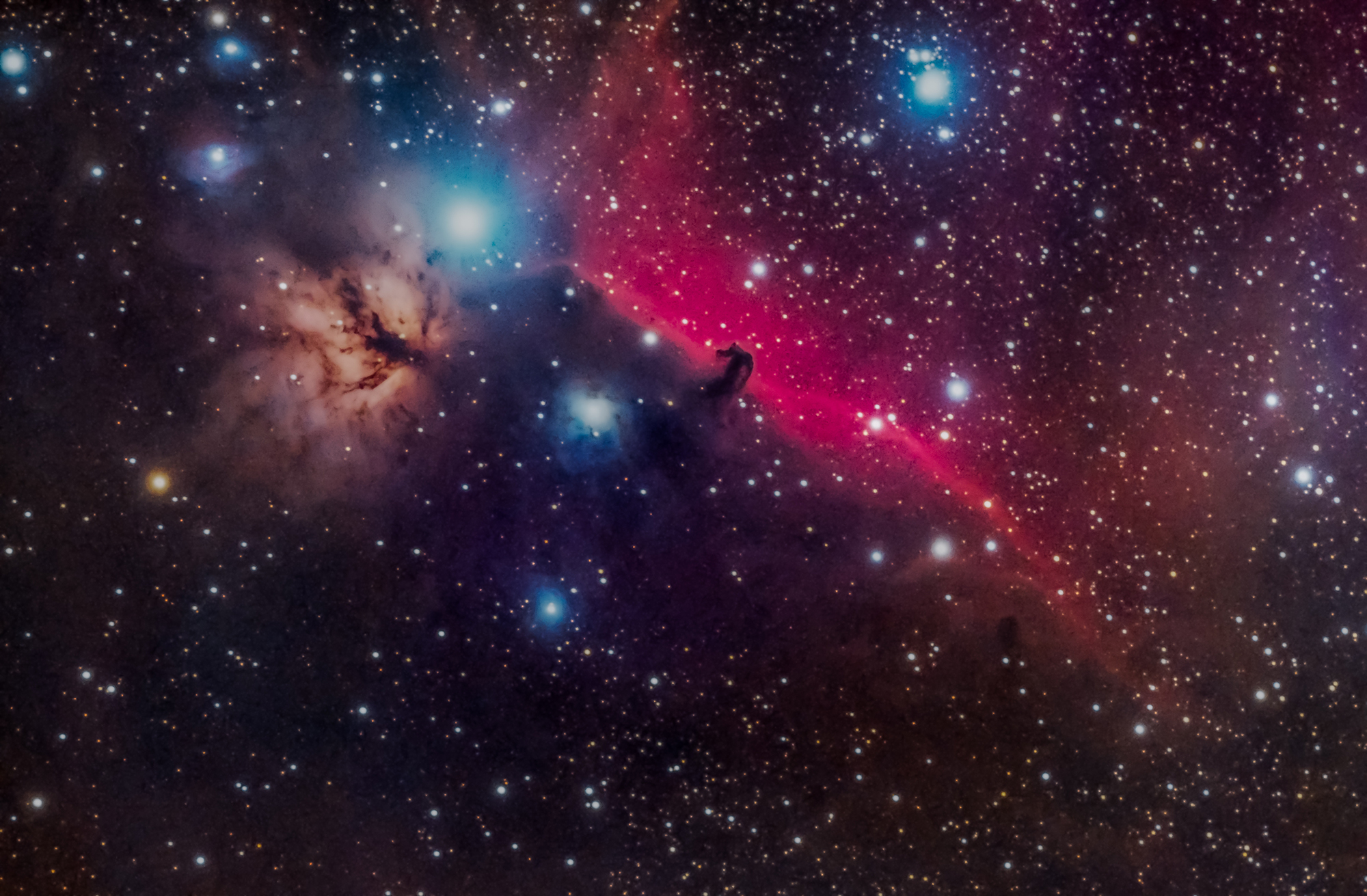Horsehead Nebula and other celestial objects