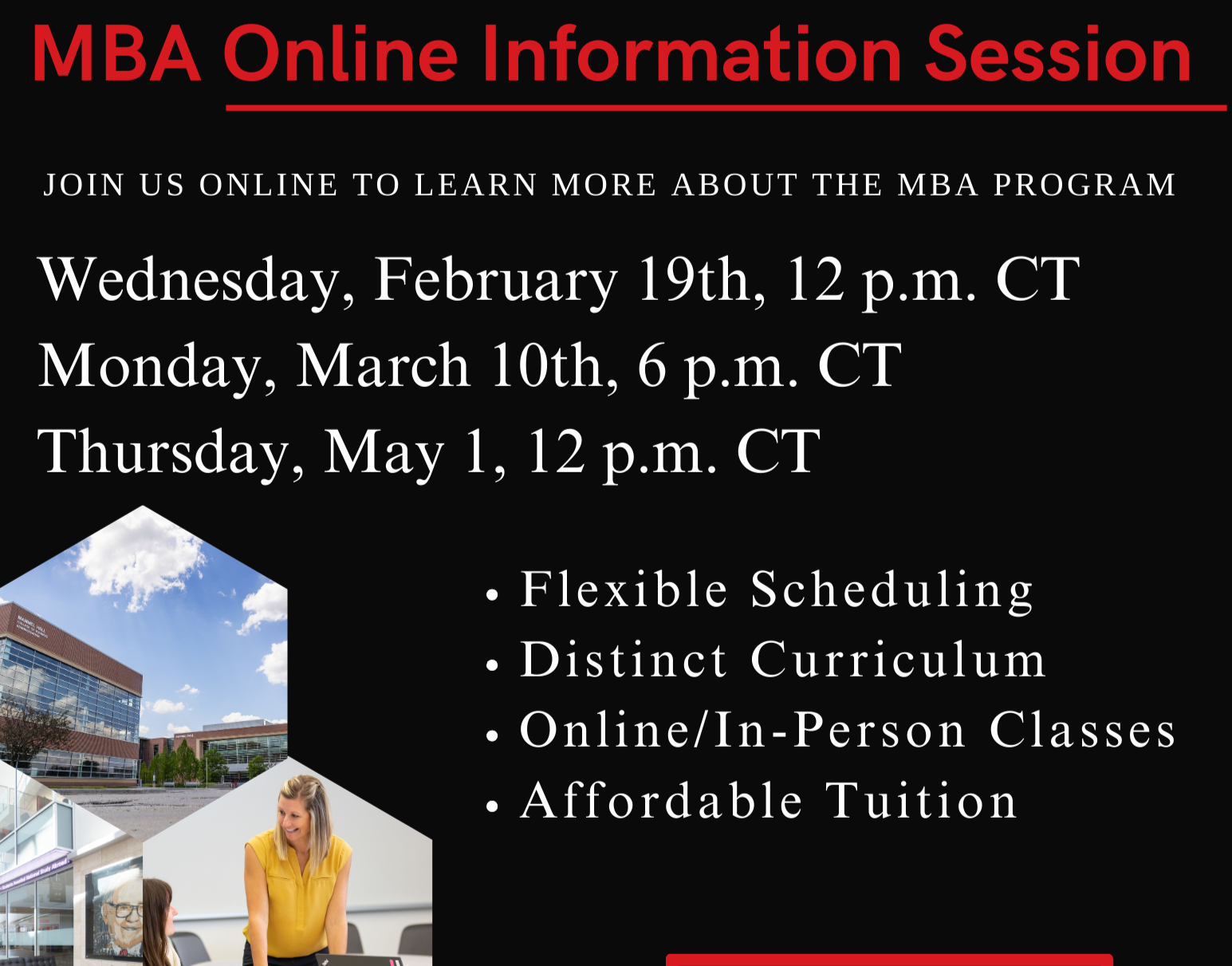 UNO MBA Information Sessions, Spring 2025