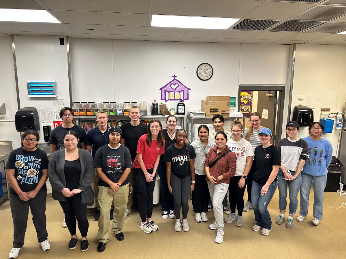 BAP Students Volunteer at the Open Door Mission