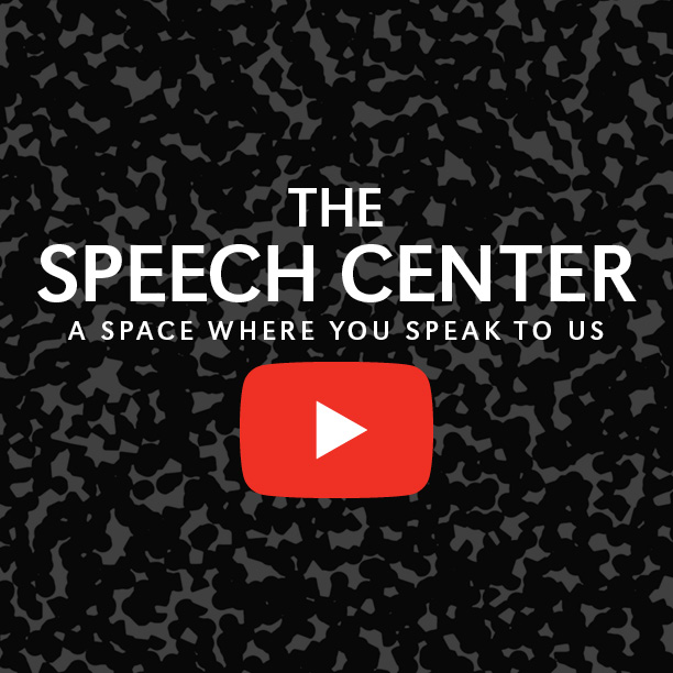 Speech Center Video Graphic