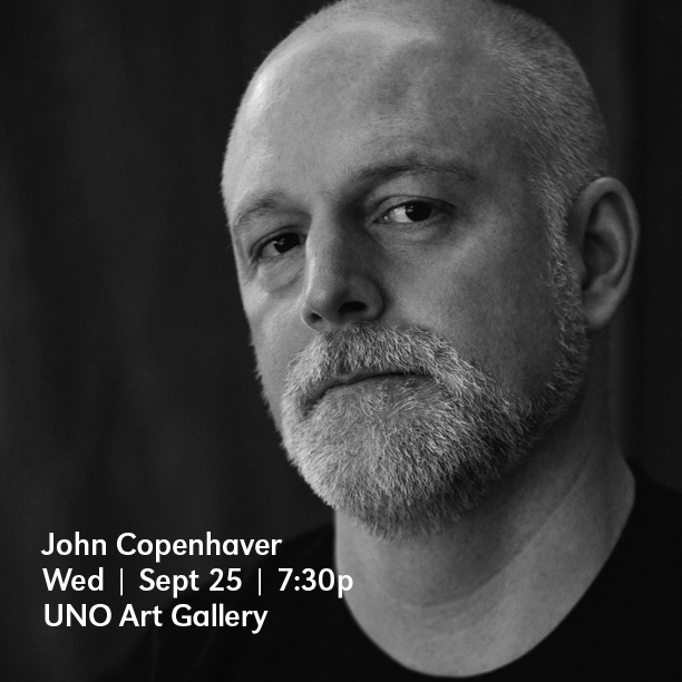 portrait of writer John Copenhaver