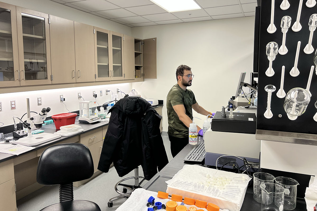 A new lab space in the Health Science Collaborative 