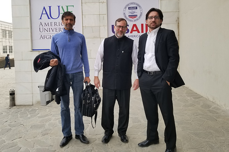 The UNO Team visiting AUAF