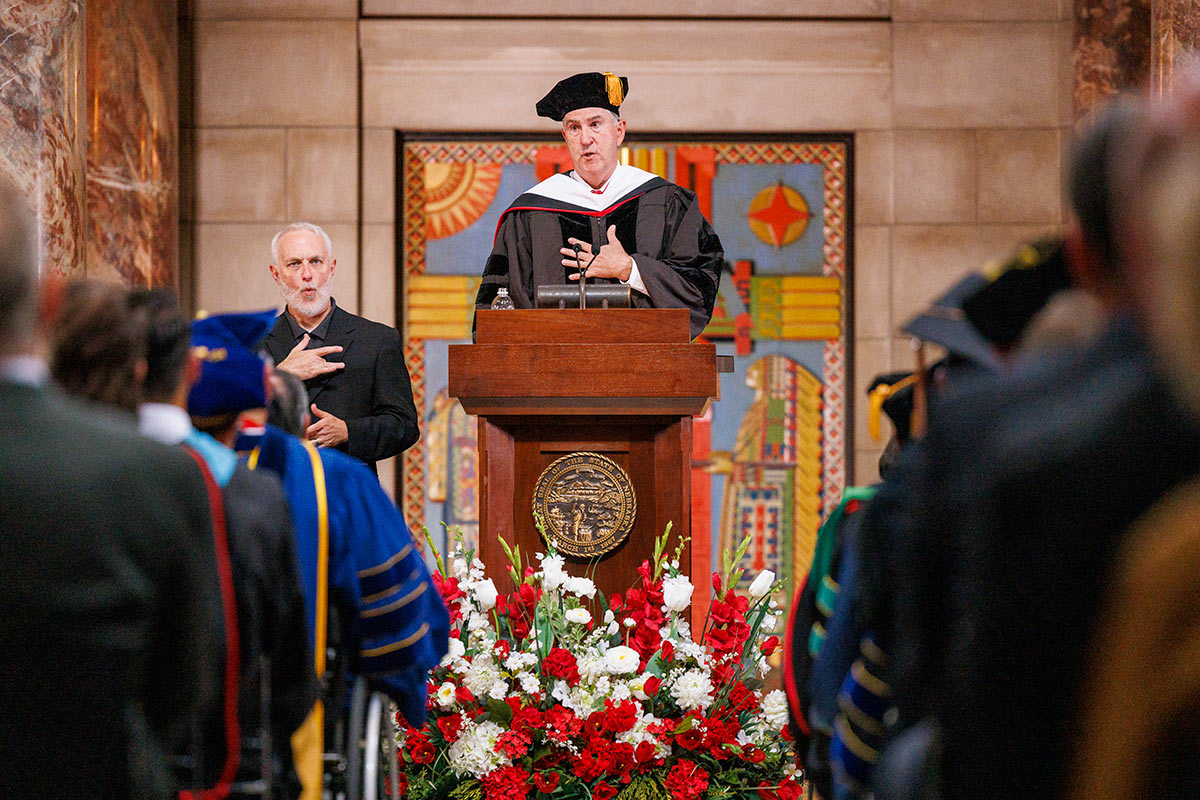 Jeffrey P. Gold, M.D., Installed as Ninth University of Nebraska (NU ...