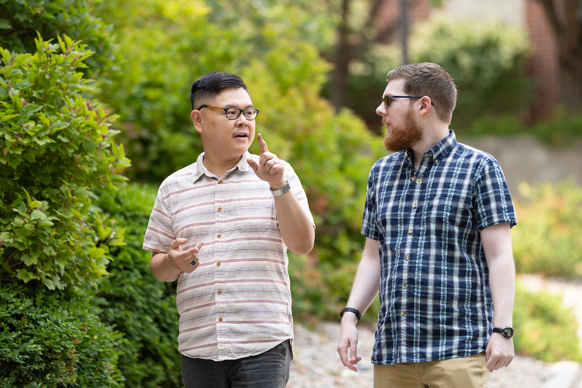 Dr. Li and Wigley spend hours in the dense, green, Nebraska fields discussing their research. 