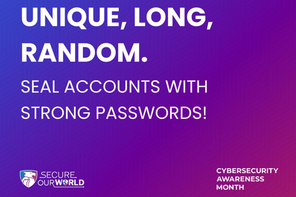 use strong passwords