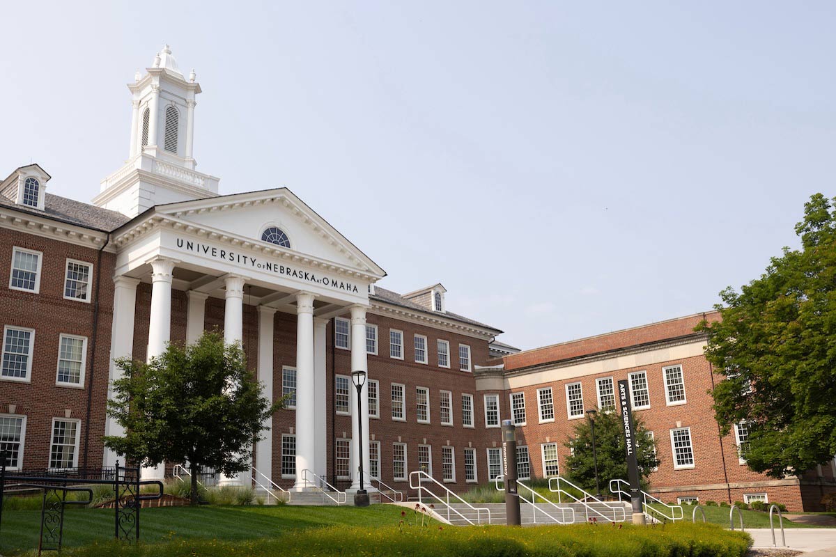 The Arts and Sciences Hall on the University of Nebraska at Omaha (UNO) Dodge Campus.