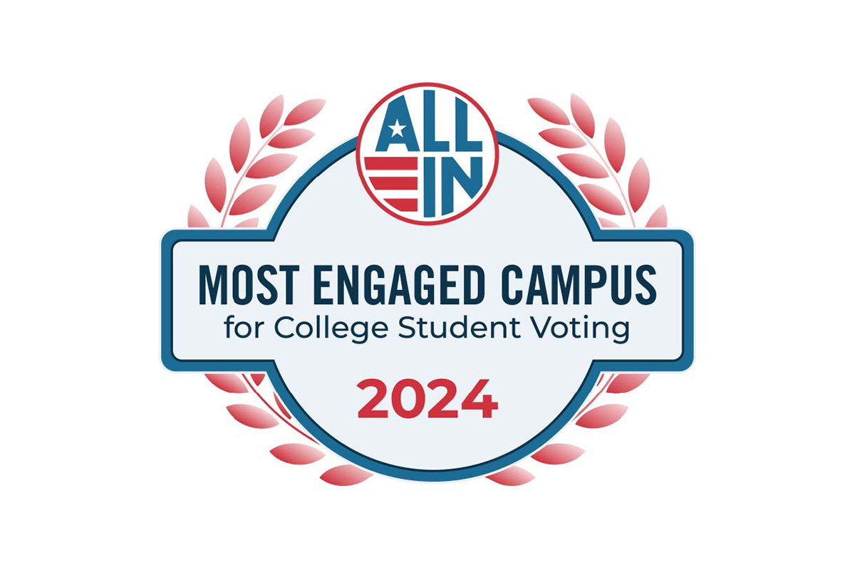 The University of Nebraska at Omaha (UNO) has been recognized as a 2024 ALL IN Most Engaged Campus for College Student Voting. 