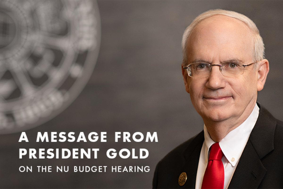 University of Nebraska (NU) System President Jeffrey P. Gold, M.D.