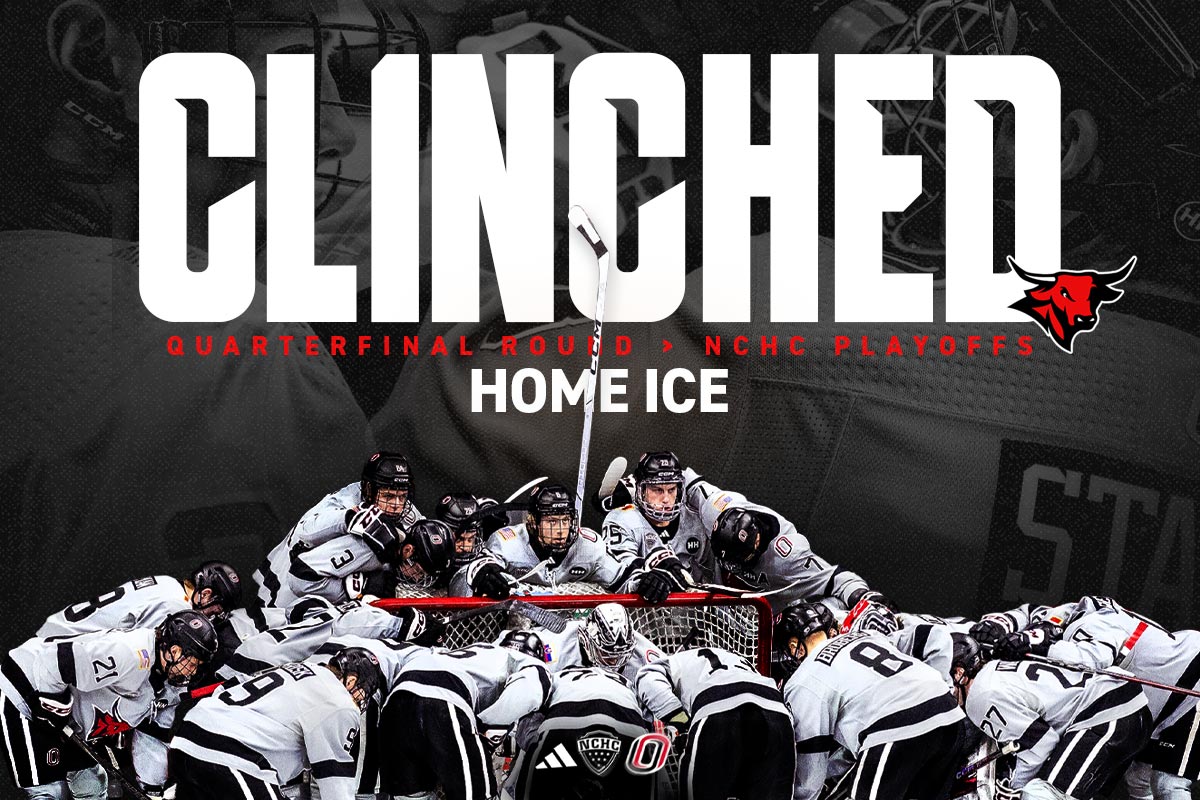 Omaha Hockey Clinches Home Series With Rout of No. 18 North Dakota in Regular Season Finale