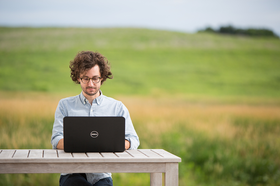 Patrick Mainelli at Glacier Creek Preserve on June 26, 2015