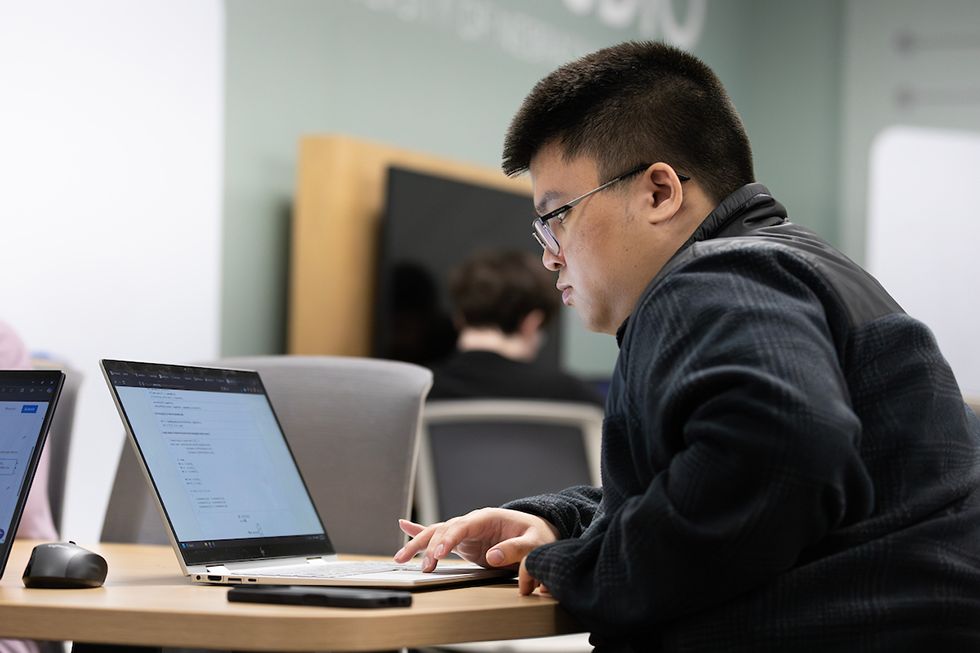 UNO students participate in Professor Brian Ricks’ 2D Graphics: Image Processing class in the College of Information Science & Technology on Monday Nov. 18, 2024, at the University of Nebraska at Omaha in Omaha, Nebraska.